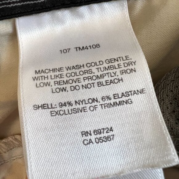 Columbia Titanium Cargo Zip Pockets Fishing Hiking Shorts Tan Mens Size 34 - Picture 5 of 9